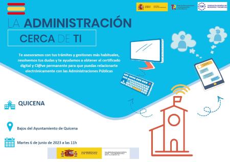 Image Cartel La Administracion cerca de ti