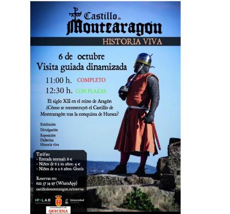 Imagen Visita guiada dinamizada el domingo 6 de octubre en el Castillo de...