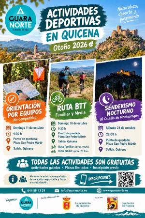 Imagen Actividades deportivas en Quicena. Otoño 2026
